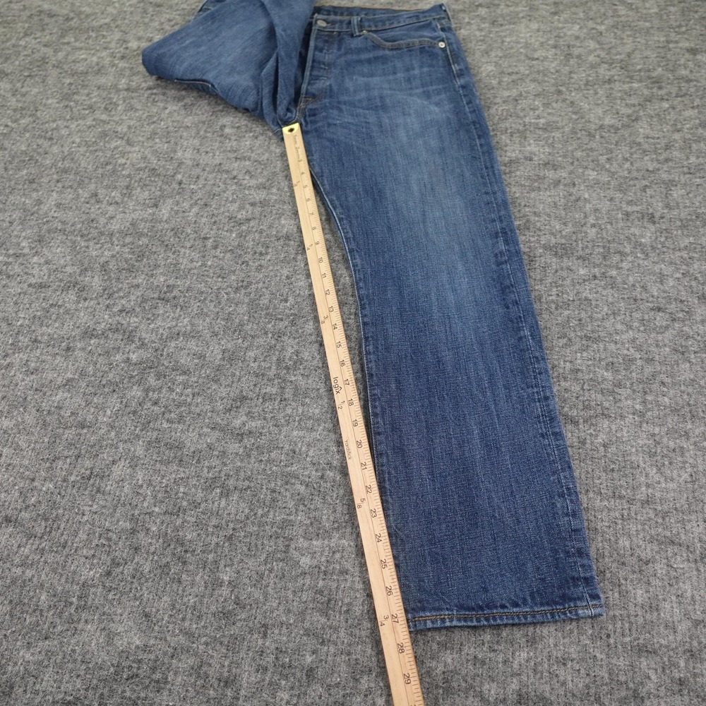 Levis 501XX Jeans Mens 34x30 Straight Leg Button Fly Classic Denim (32x27.5) - Picture 9 of 13